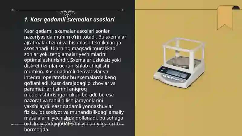 Kasr qadamli sxemalarning turg‘unligi 3
