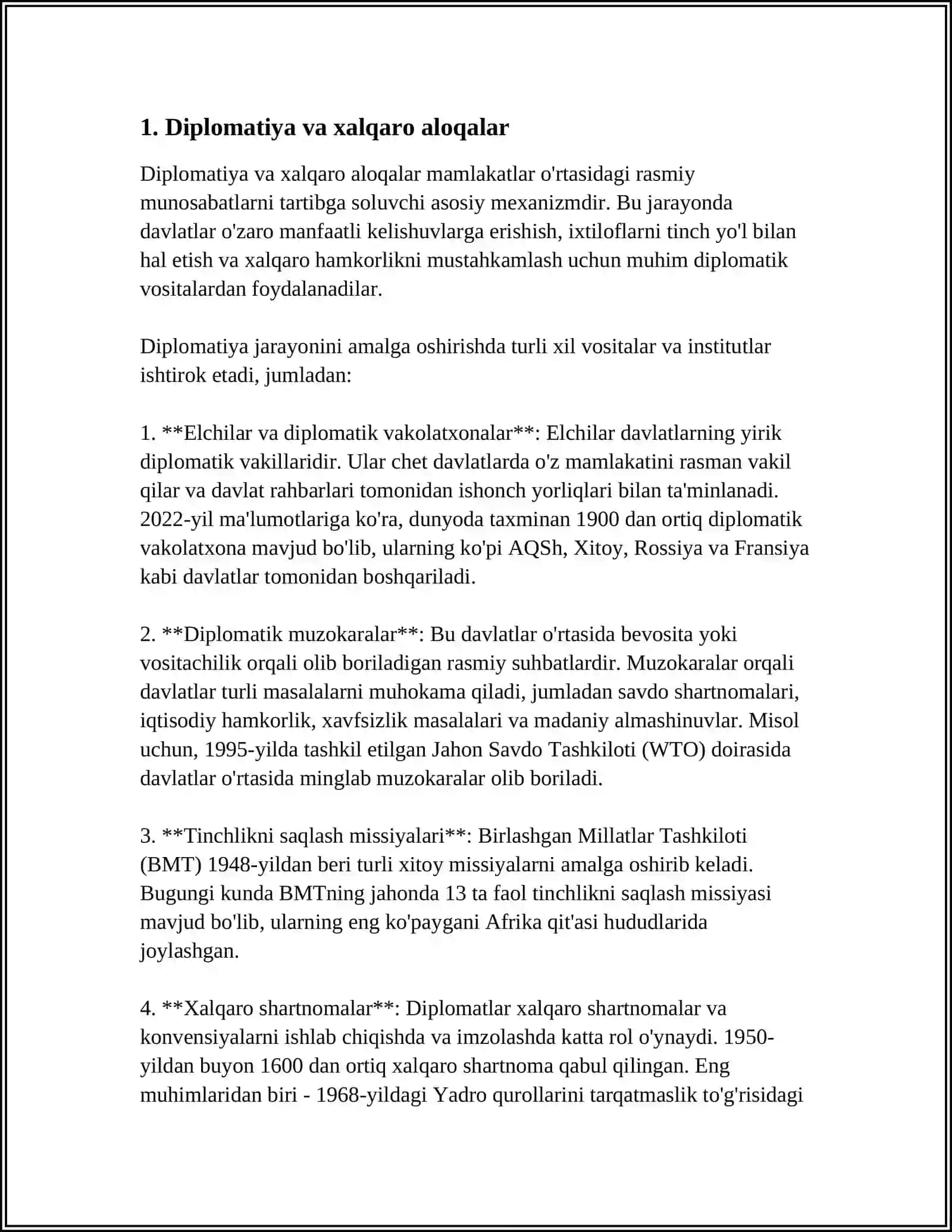 PULNING XALQARO MUNOSABATLARDAGI HARAKATI 3