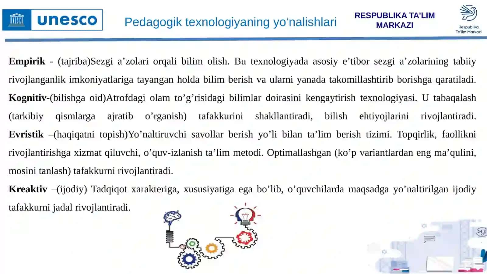 TABIIY FANLAR ORQALI O‘QUV-TARBIYA JARAYONIDA ZAMONAVIY PEDAGOGIK TEXNOLOGIYALAR VA METODLARDAN SAMARALI FOYDALANISH 3