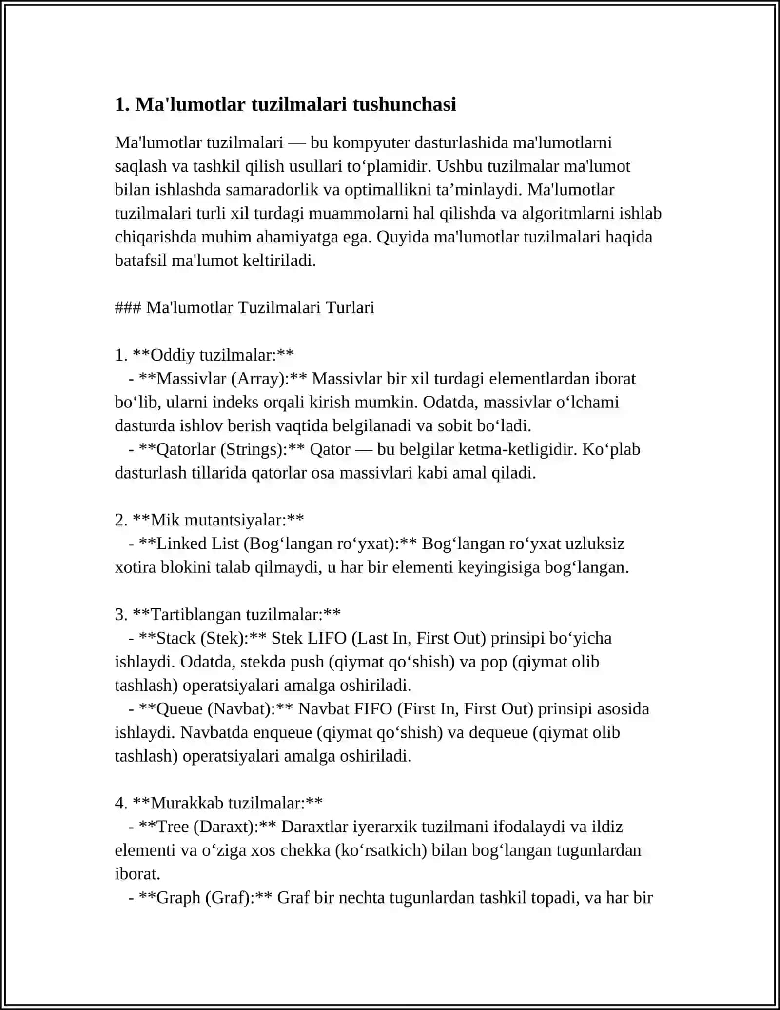 MA'LUMOTLAR TUZILMASI FANIDAN C++ DASTURIDA 3 VA 5 GA BO'LINADIGAN SONNI ANIQLANG 3