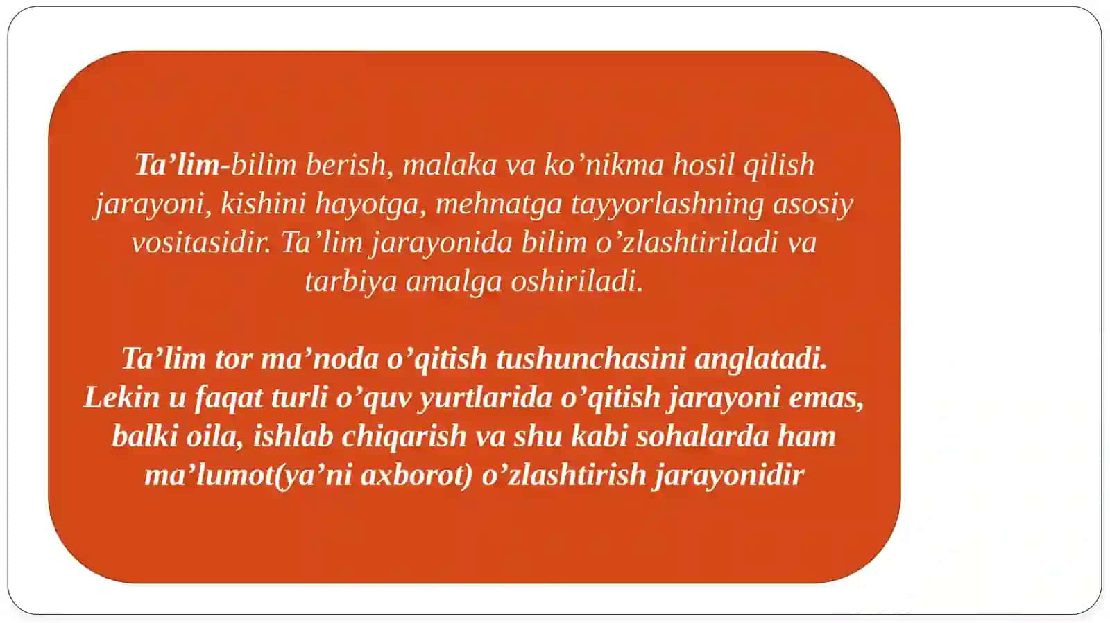 Bilimlarni to’liq o’zlashtirishga yo’naltirilgan ta’lim texnologiyasi 3