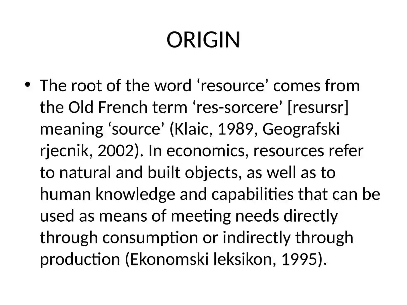 TOURISM RESOURCES and TOURIST ATTRACTIONS:conceptualization, classification and assessment 3