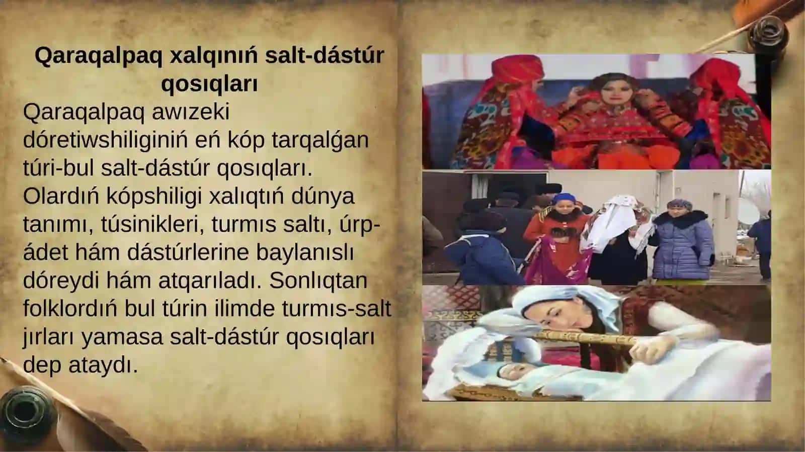 Qaraqalpaq xalqınıń salt-dástúr qosıqları 3