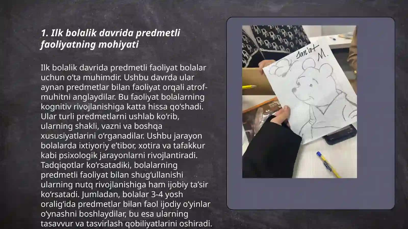 Predmetli faoliyatning mohiyati 3
