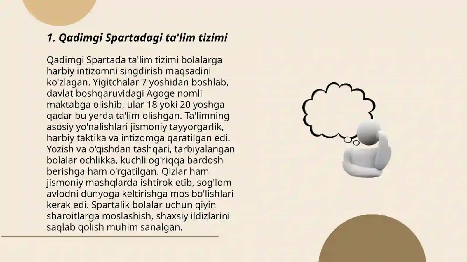 Qadimgi Sparta va Afina maktablarida ta’lim-tarbiya 3