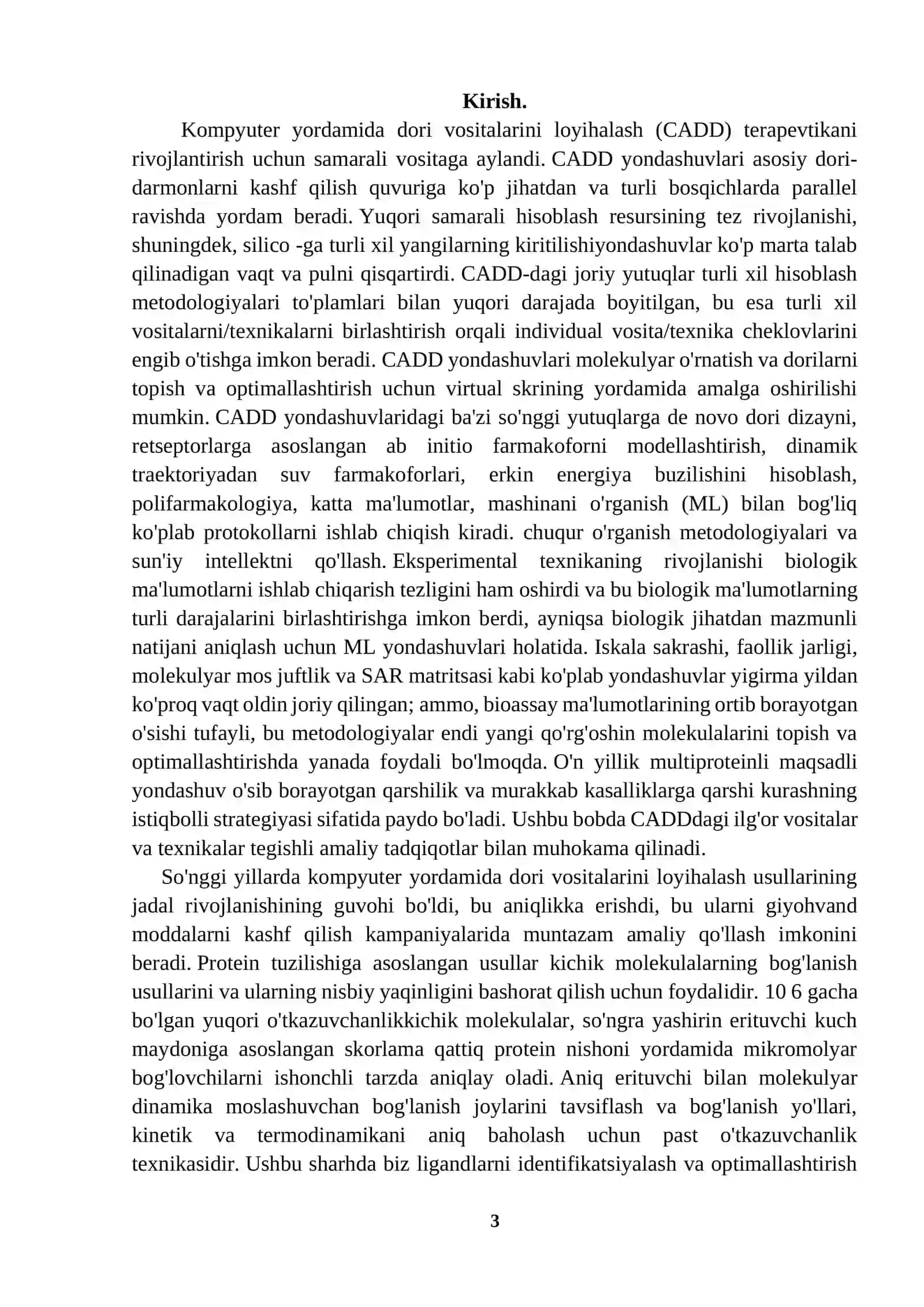 ZAMONAVIY DRUG-DESIGN INSTRUMENTLARI VA USULLARI 3