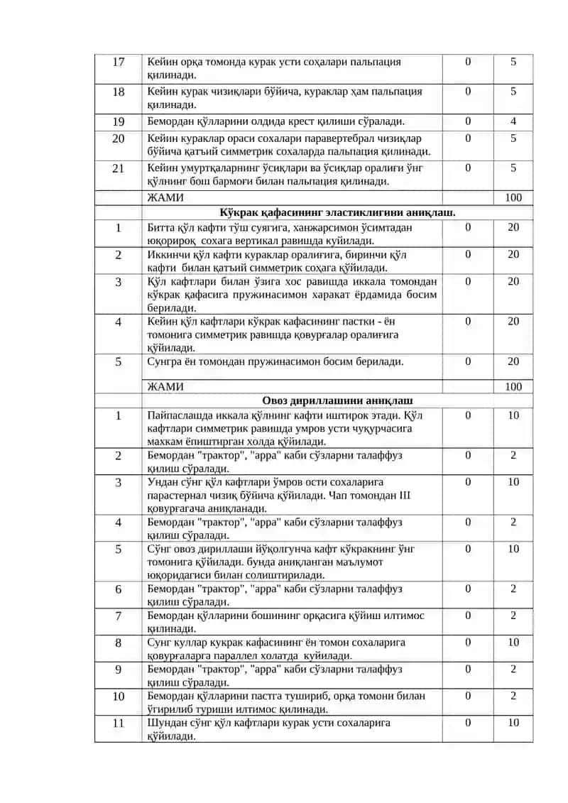Ички касалликлар пропедевтикаси 3