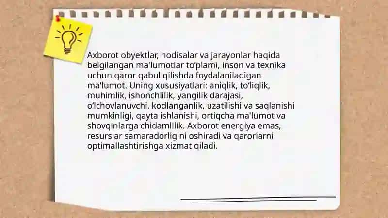 Axborot va uning turlari 3