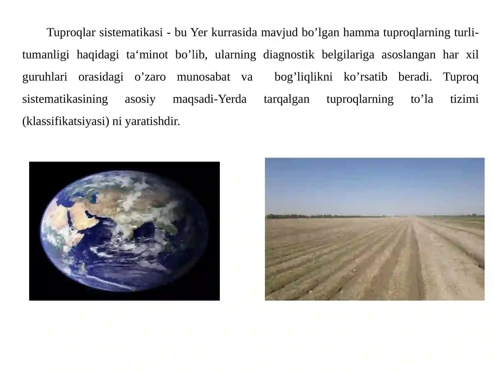 TUPROQ SISTEMATIKASI VA TASNIFI MUAMMOLARI 3