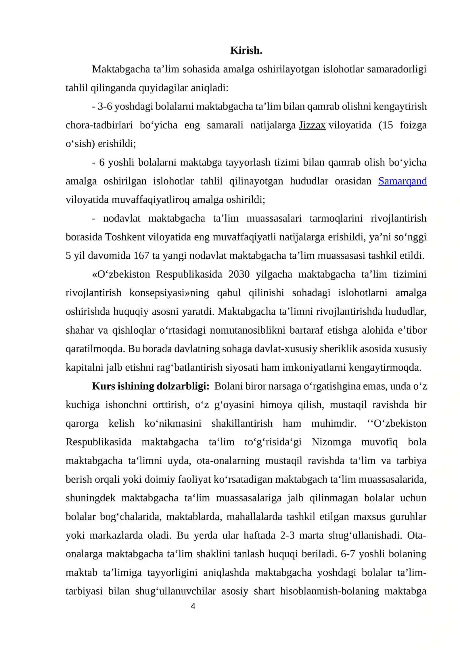 Olti yoshli bolalar maktab ta’lim jarayoniga matematik jixatdan tayyorlash 3