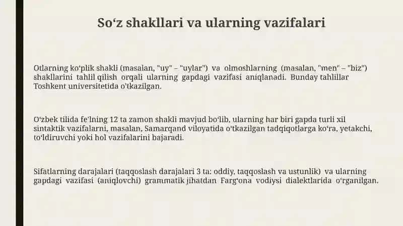 Grammatika (Morfologik va sintaktik sath) 3