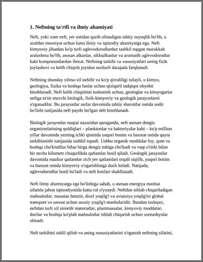 NEFTNING KELIB CHIQISHI VA TARKIBI 3