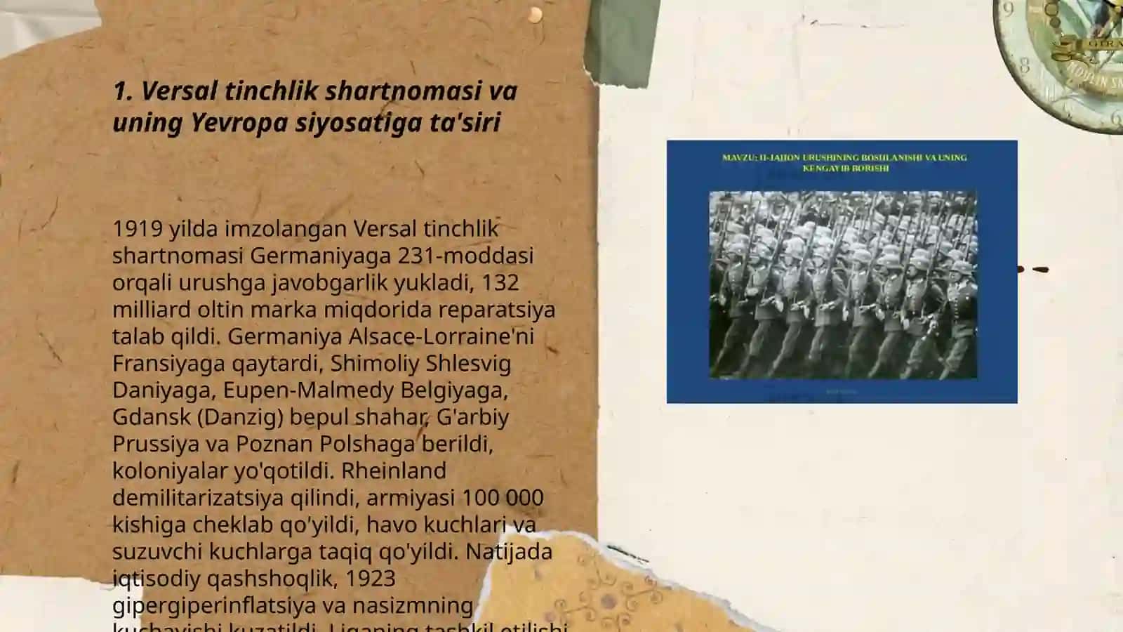 Jahon urushlari oralig'idagi siyosiy hayot 3