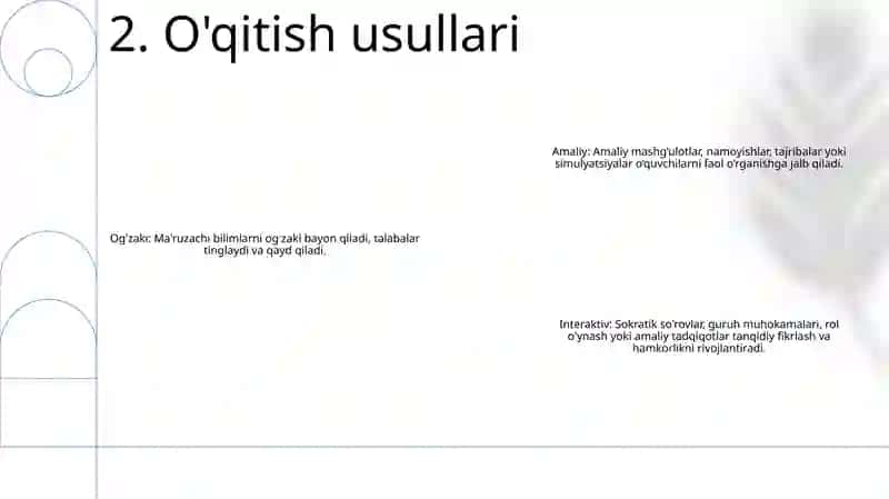 Tarbiya Jarayonining Shakllari Va Metodlari 3