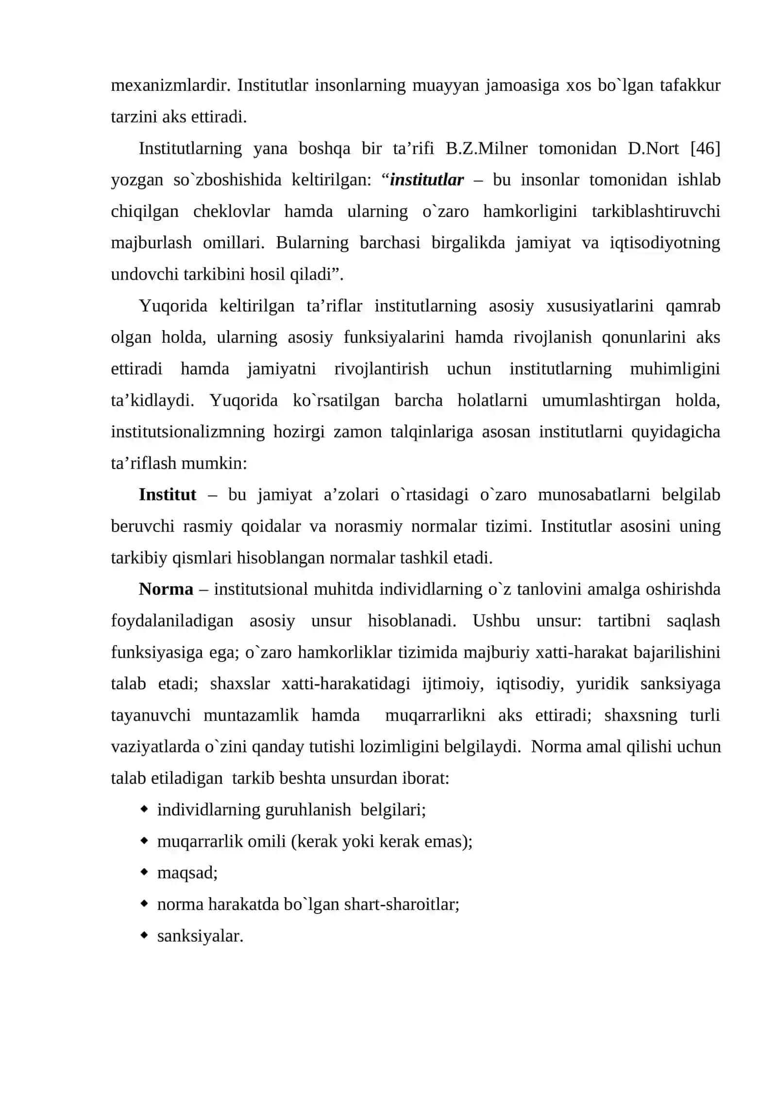 Institutlar va ularning jamiyat rivojlanishidagi roli 3