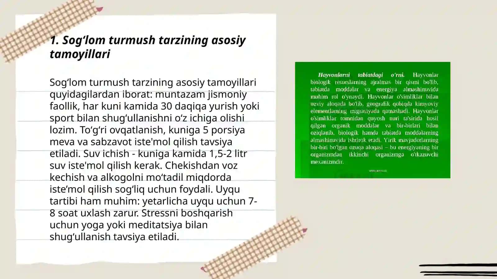 Sogʻlom turmush tarzini targʻib qilish 3