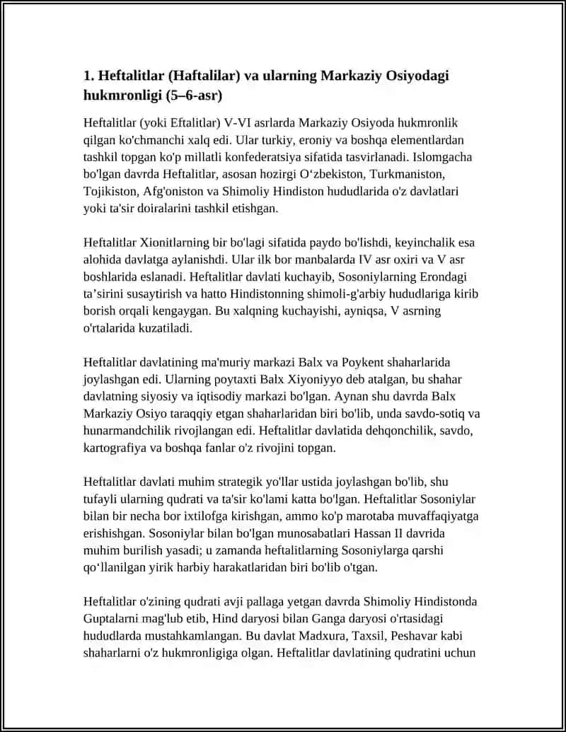 V-X11-ASRLARDAGI MARKAZIY OSIYO DAVLATLARI 3