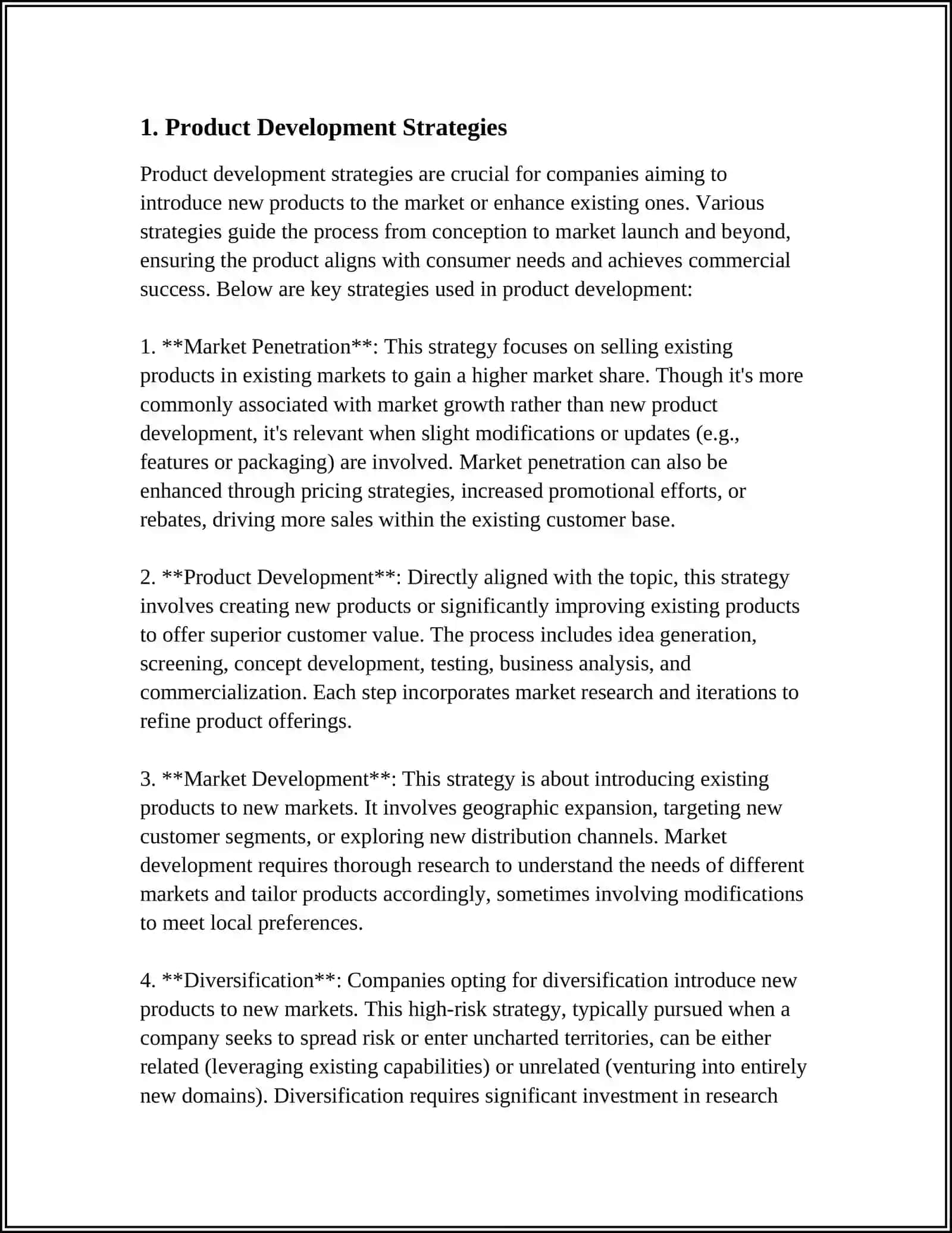 Product Development Strategies 3