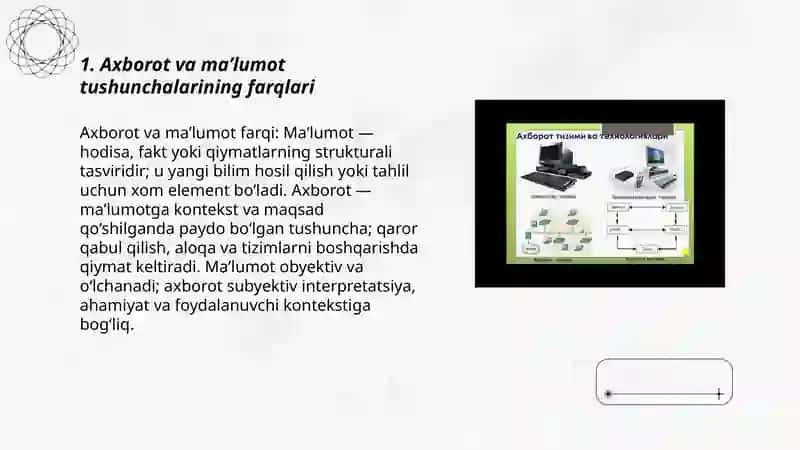 Axborot, maʼlumot va usullar oʻzaro taʼsiri jarayonlari 3