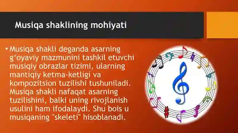 Musiqa shakli va uning eng muhim umumiy asoslari 3