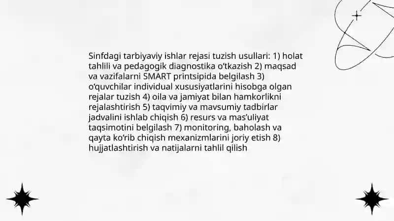 Sinf Rahbarining Tarbiyaviy Ishlarini Tashkil Etish Faoliyati 3