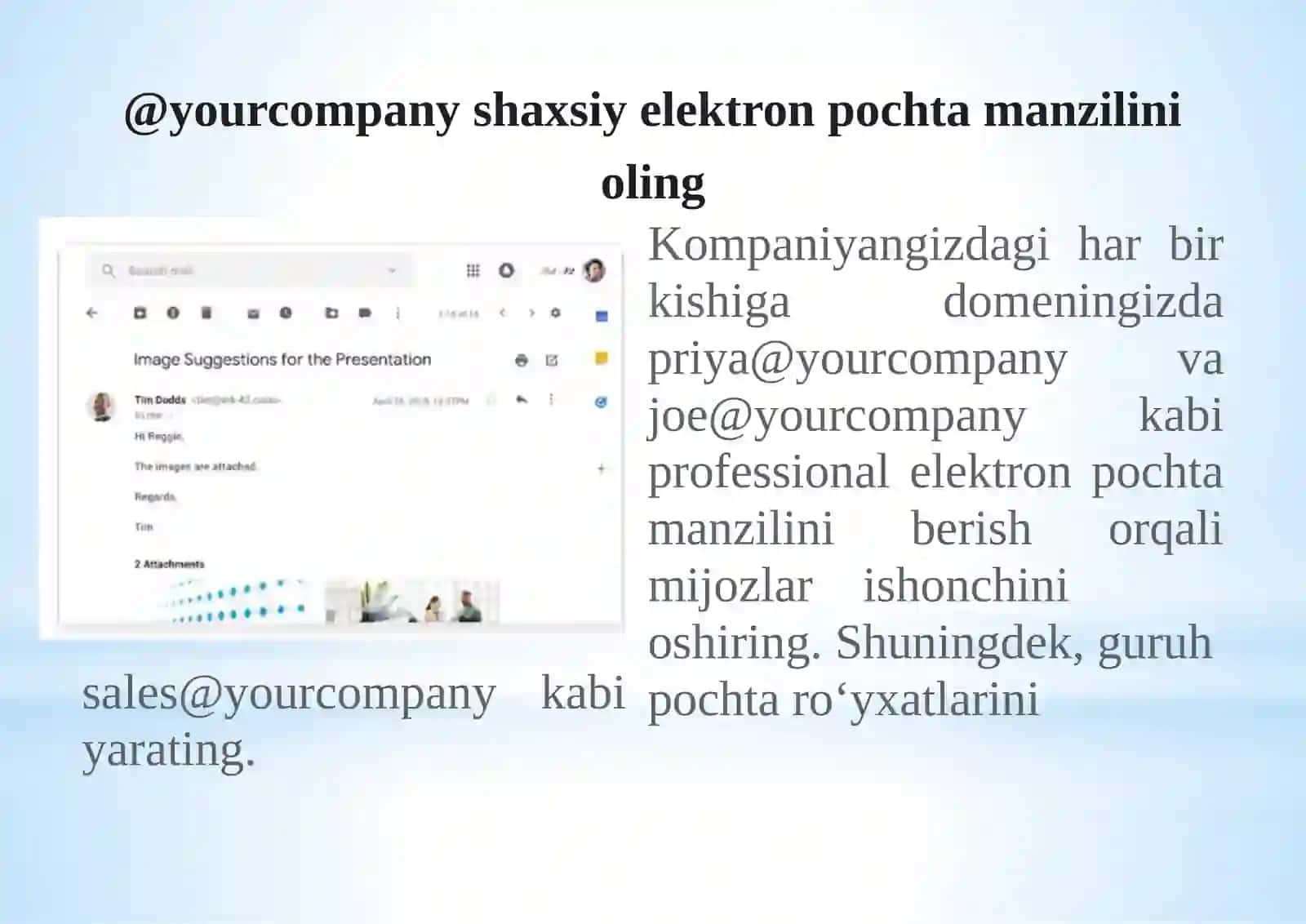 Google xizmatlari uchun Gmail e-pochta ochish 3