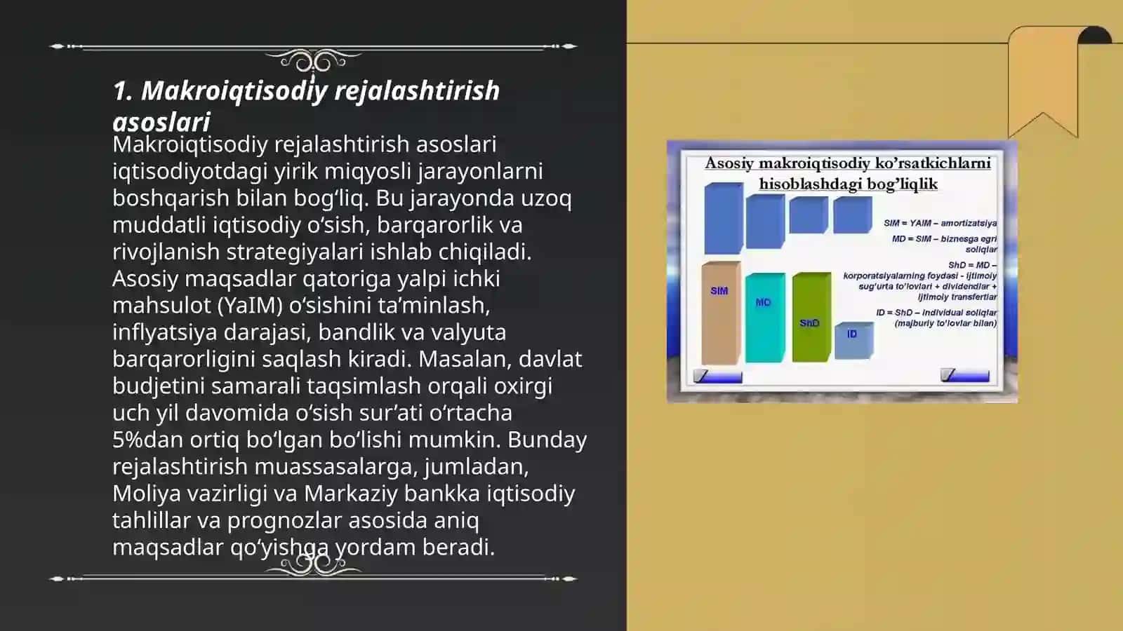 Milliy iqtisodiyotni tuzishda makroiqtisodiy dastur tuzish 3