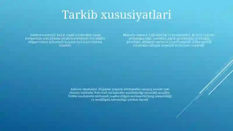 Malumot Axborot Xujjatlarning Til Xususiyatlari 3