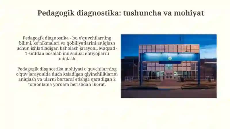 Pedagogik diagnostika va pedagogik korreksiya. Korreksion pedagogika 3