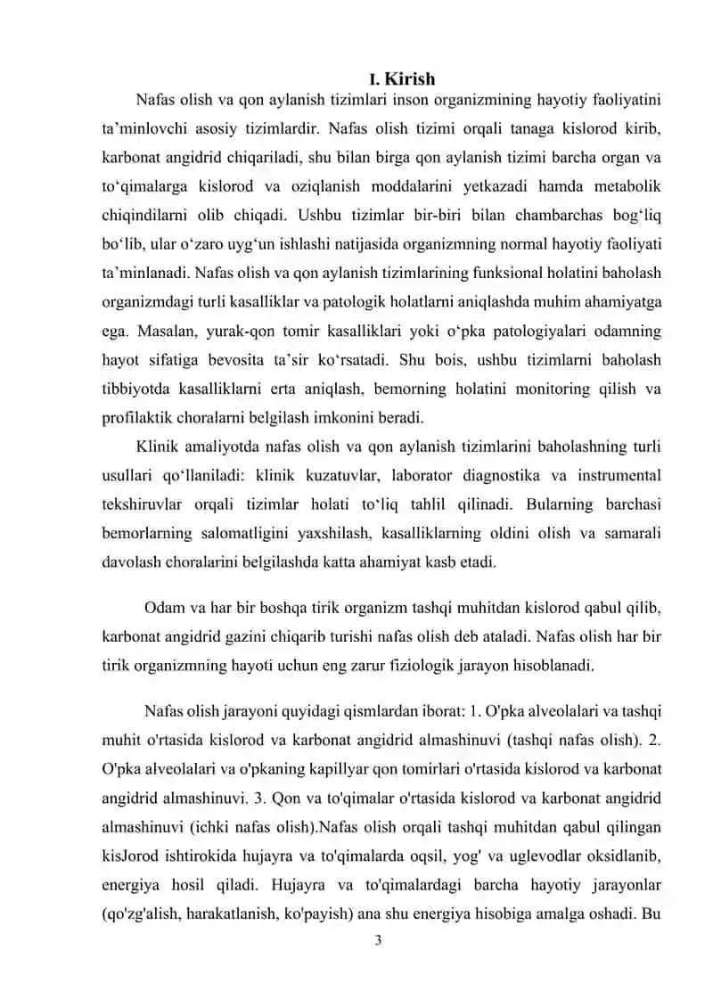 Nafas olish va qon aylanish a'zolari tizimini baholash 3