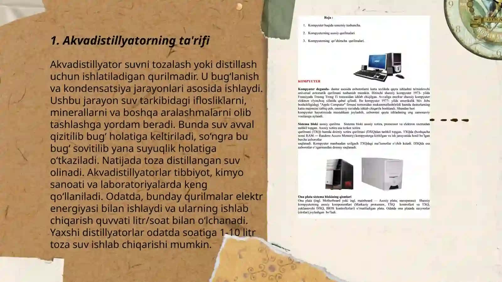 Akvadistillyator haqida umumiy maʼlumot va texnik tasnifini 3