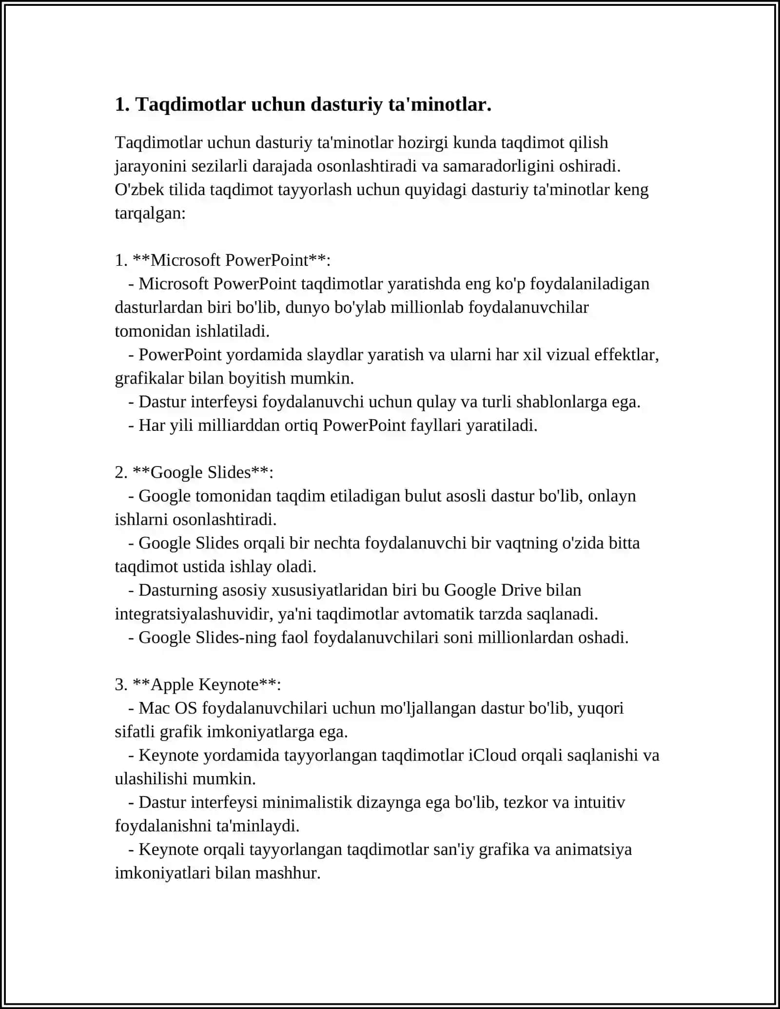 TAQDIMOT DASTURLARI 3