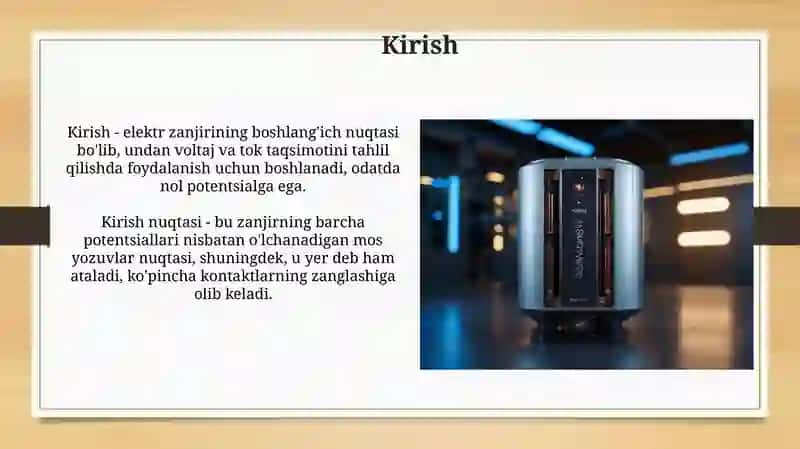 Kondensatorlarda energiya to‘planishi 3