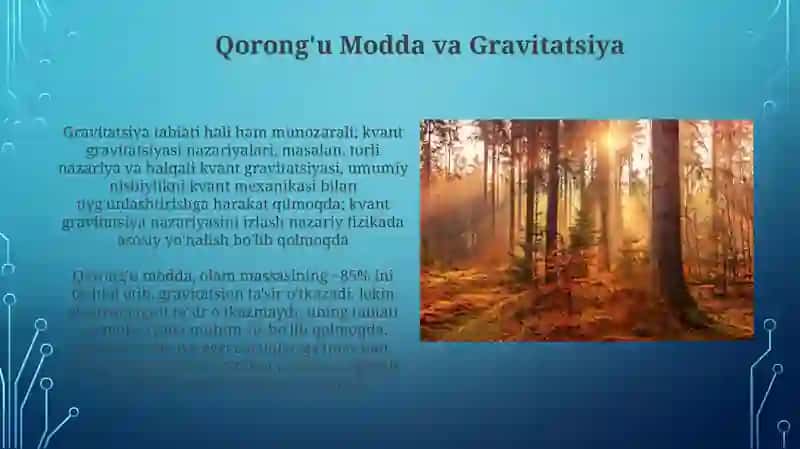 Gravitatsion kuch va uning tabiati 3