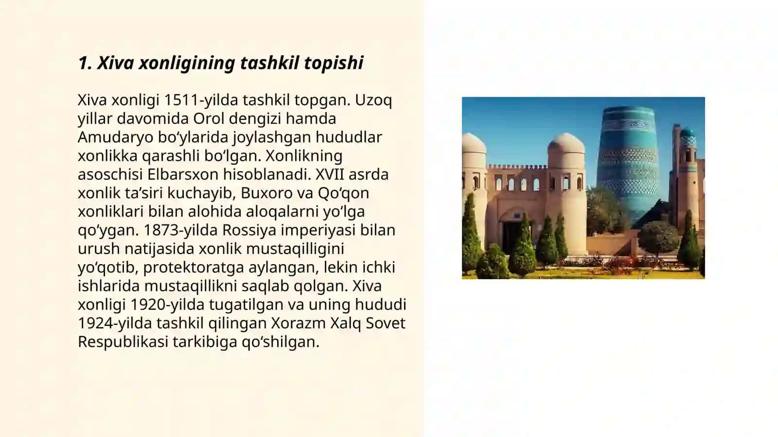 Xiva xonligi tarixshunosligi 3
