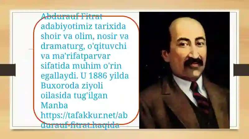 Abdurauf Fitrat "Oila" asaridagi oila qurish tartiblari va farzand tarbiyasiga oid gʻoyalar 3