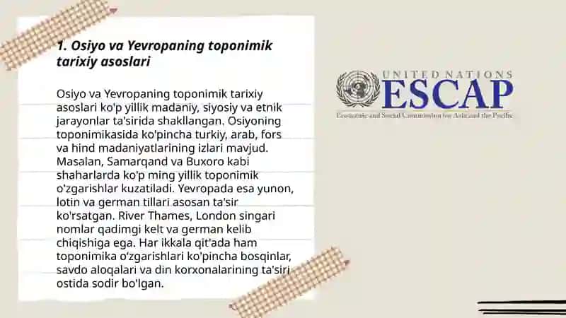 Osiyo va Yevropaning toponimik tarixiy asoslari 3