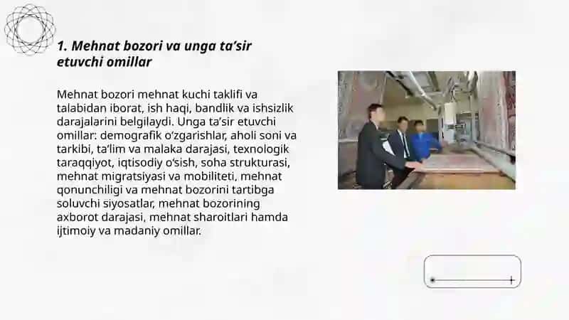 Mehnat bozori va korxonalarda mexnat resurslaridan foydalanish 3