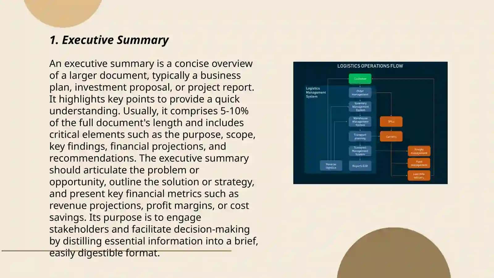 Marketing plan about logistics company 3