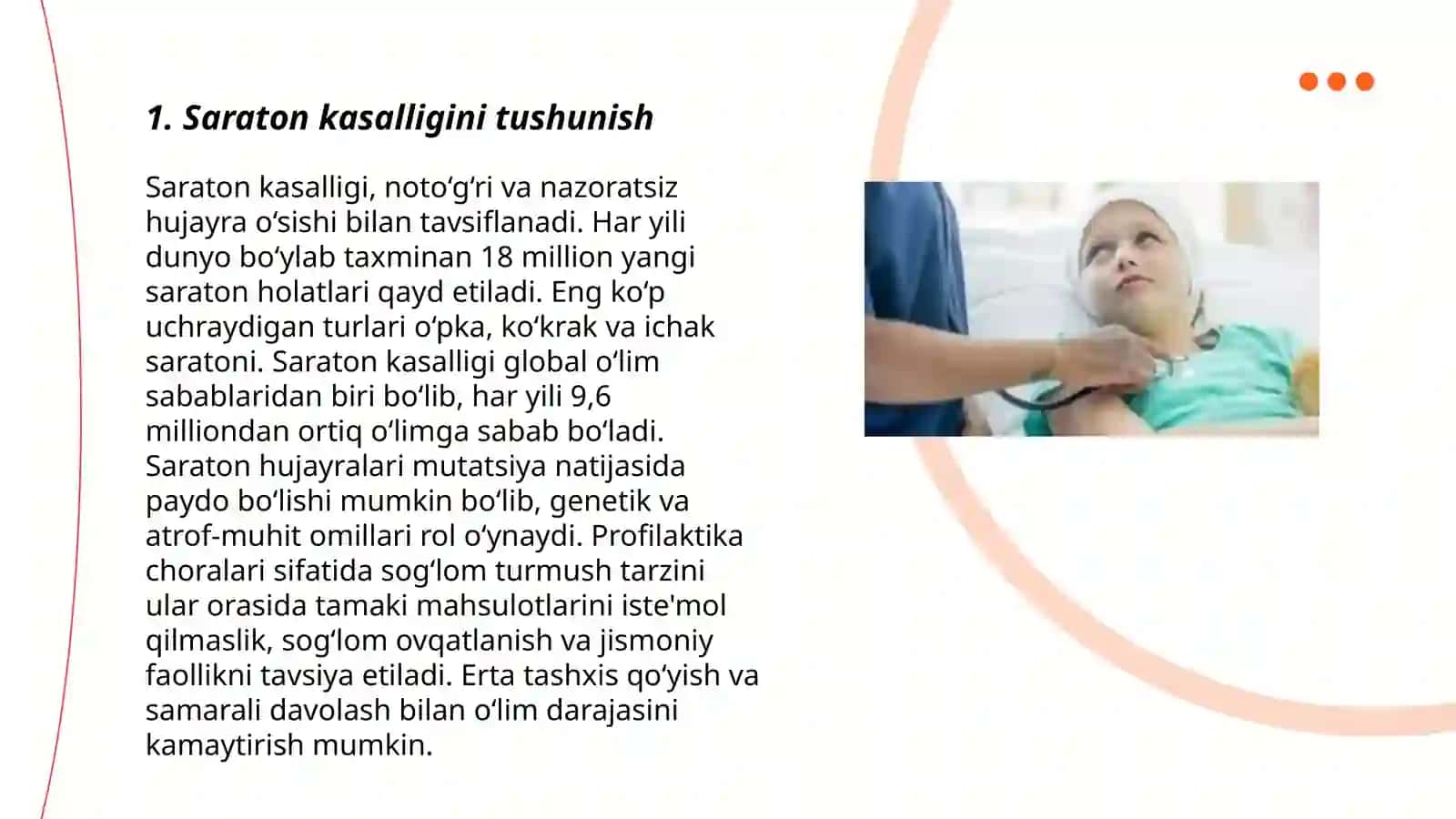 Saratoni (miya shishi, gemotologik va auyoummun kasalliklari) bilan ogʻringan maktab oʻquvchilari bilan mashgʻulotlar oʻtkazish tamoyillari 3