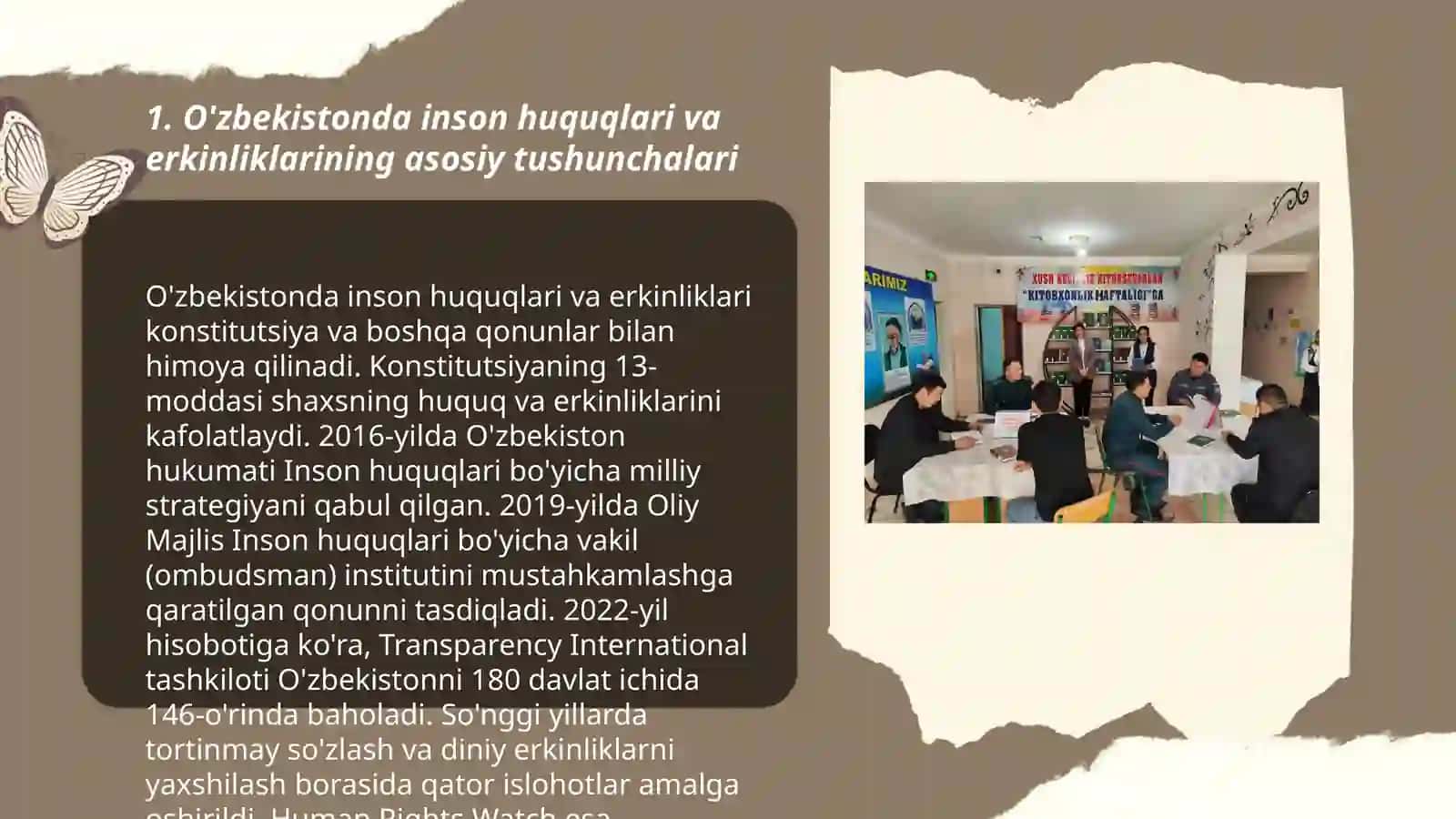 O'zbekistonda inson huquqlari va erkinliklari kafolatining yaratilishi 3