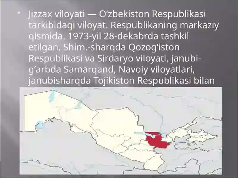 Jizzax viloyatining qishloq xo’jaligidagi tutgan o’rni va uni rivojlantirish yo'llari 3