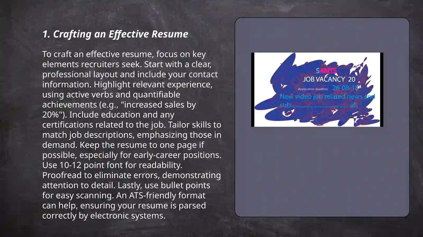 Crafting an Effective Resume 3