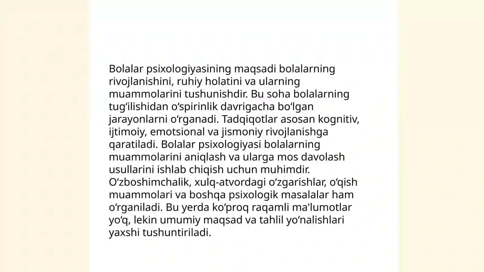 Bolalar psixalogiyasi va psixadiagnostikasi maqsadi va vazifalari 3