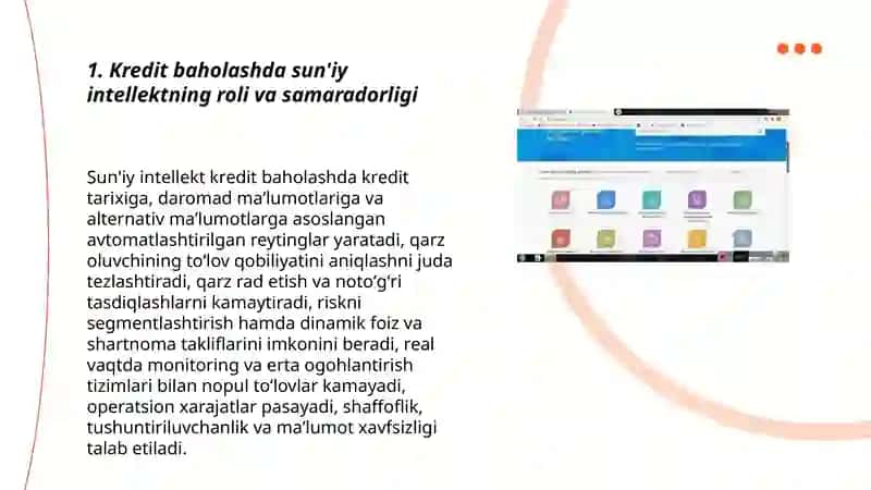 Bank tizimida suniy intelekdan foydalanish 3