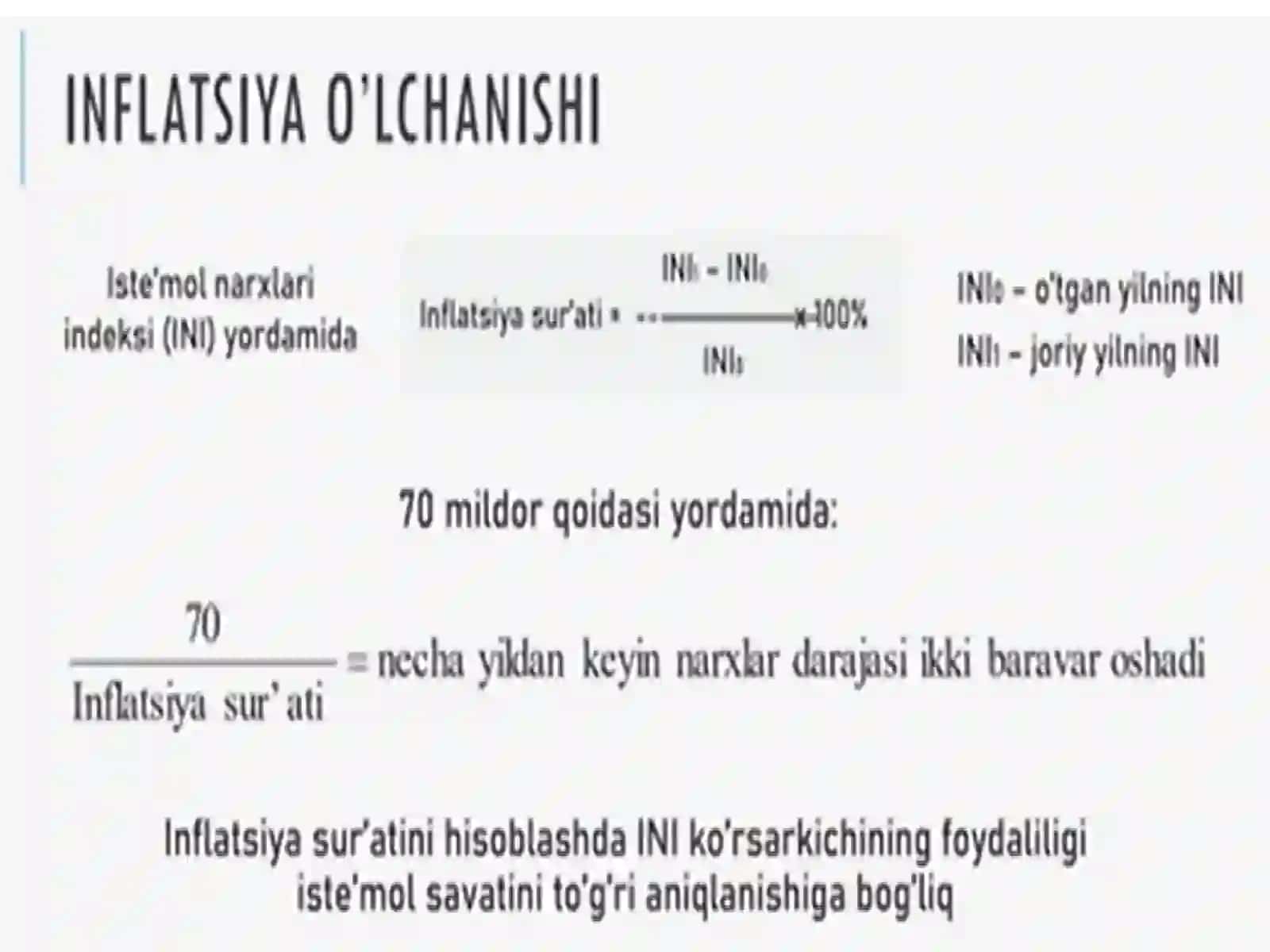 Inflyasiya va inflyasiyaga qarshi siyosat.Yalpi talab-yalpi taklif modeli.Iste'mol, jamg`arma va investitsiyalar 3