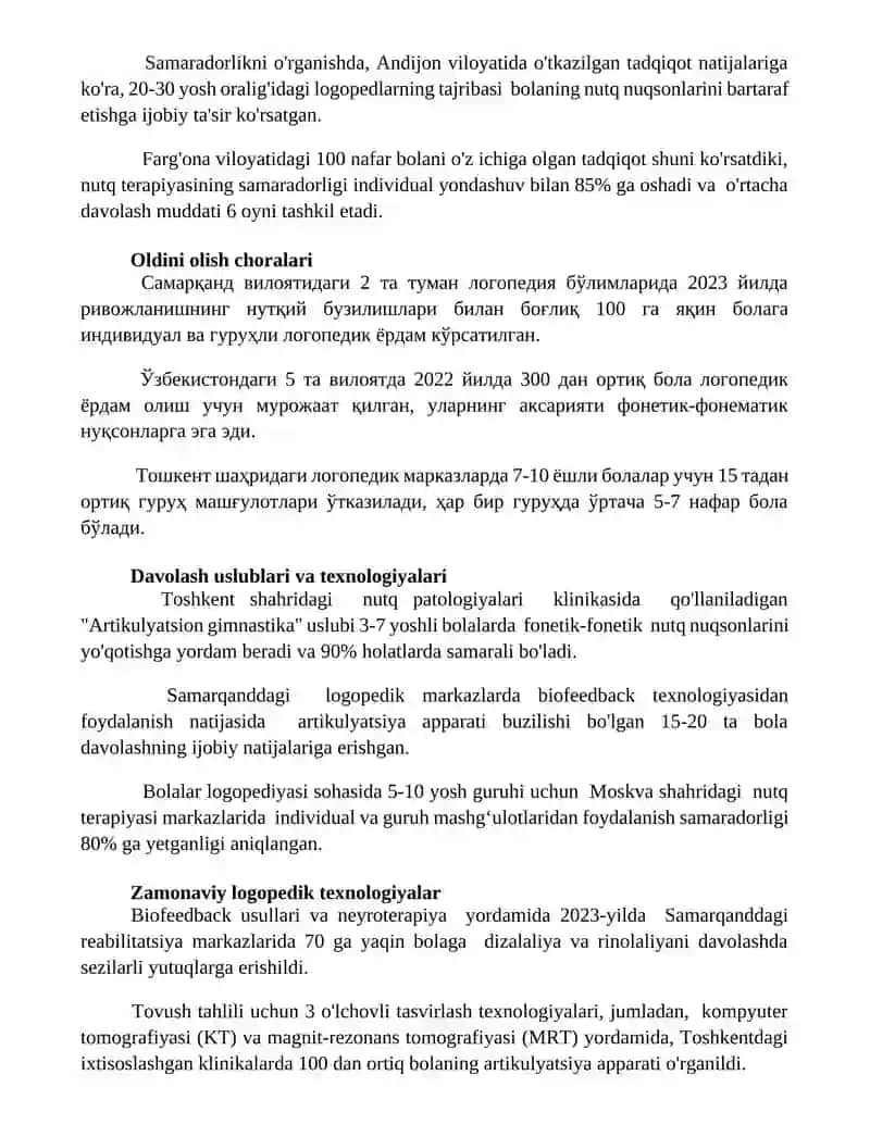 Logopedik yordam samaradorligi 3