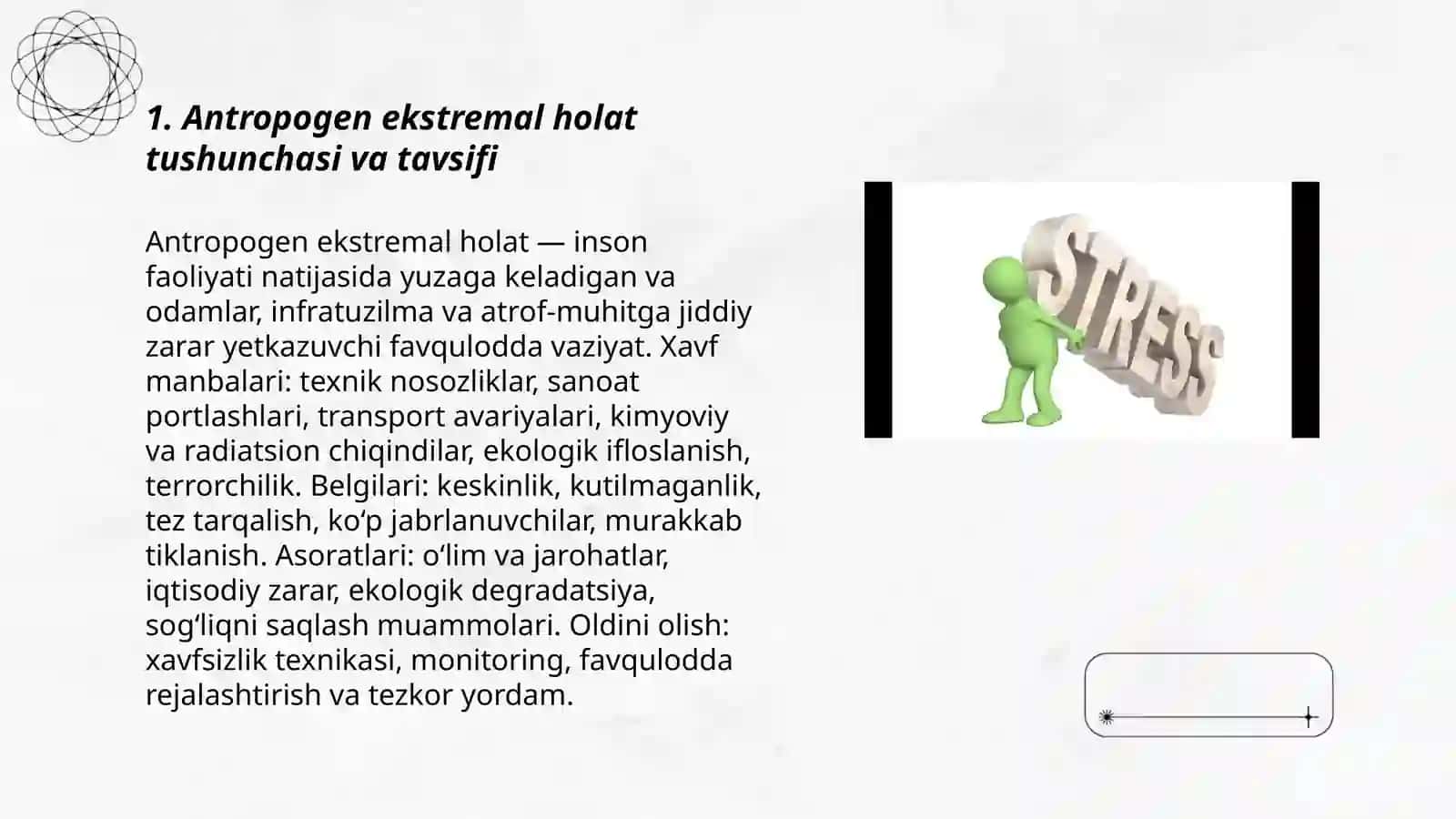 Antropogen ekstremal holatlarning tavsifi 3