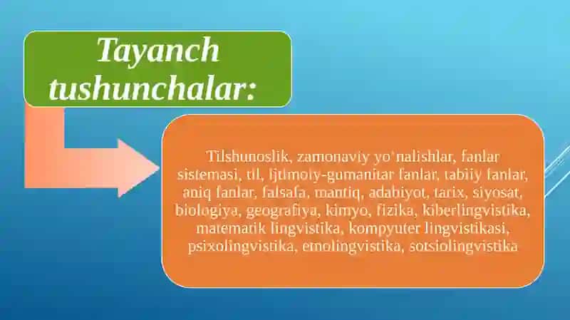 XX-XXI asrlar tilshunosligining zamonaviy yo‘nalishlari 3