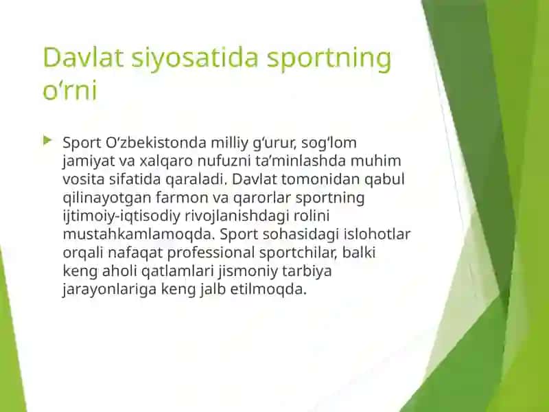 JISMONIY TARBIYA VA SPORT MENEJMENTI TIZIMI DAVLATIDORALARI TAVSIFI 3